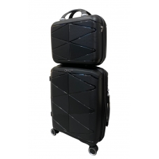 Комплект валіз Madisson Snowball 51304/S+VA колір чорний