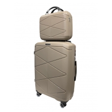 Комплект валіз Madisson Snowball 51304/M+VA колір шампань