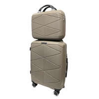Комплект валіз Madisson Snowball 51304/S+VA колір шампань
