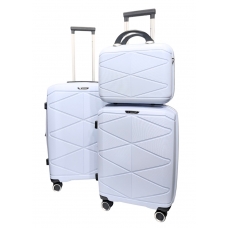 Комплект валіз Madisson Snowball 51304/3 колір голубий